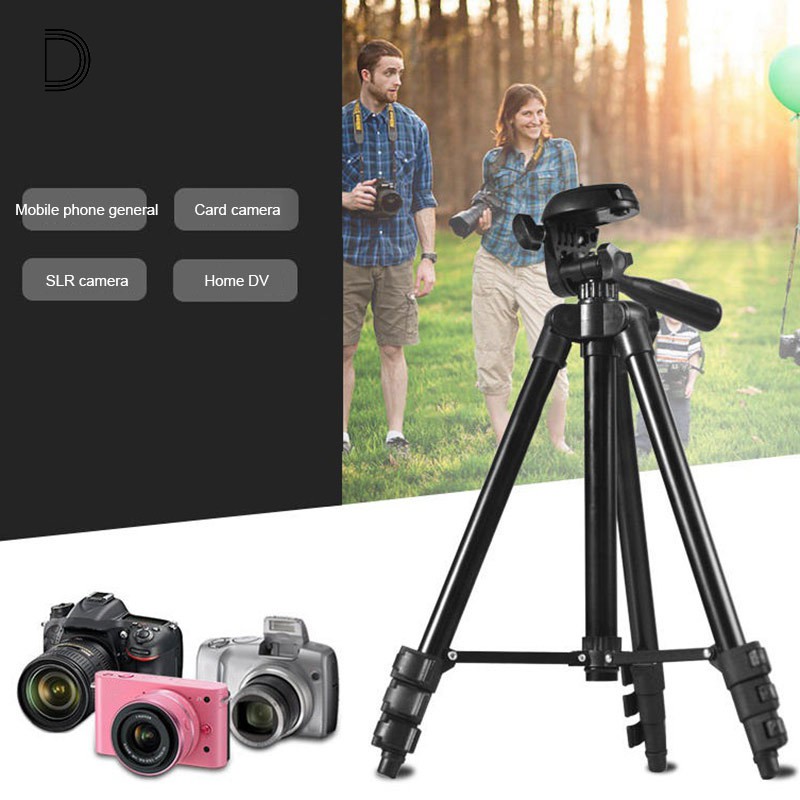 Chân Máy Ảnh Tripod Siêu Nhẹ Bằng Nhôm Cho Canon Nikon Sony Sigma Fuji Panasonic Jvc Samsung