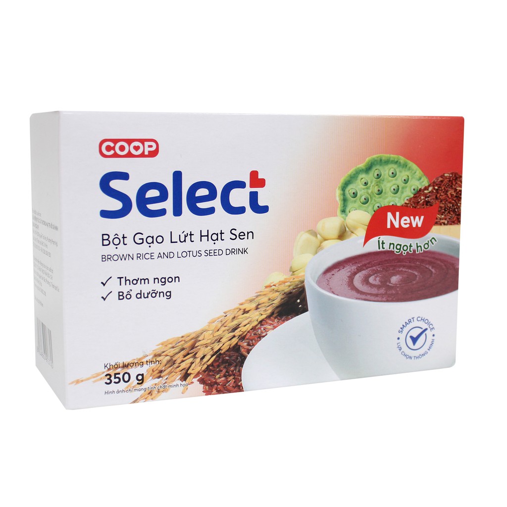 Bột Gạo Lứt Huyết Rồng Hạt Sen Coop 350G | BigBuy360 - bigbuy360.vn