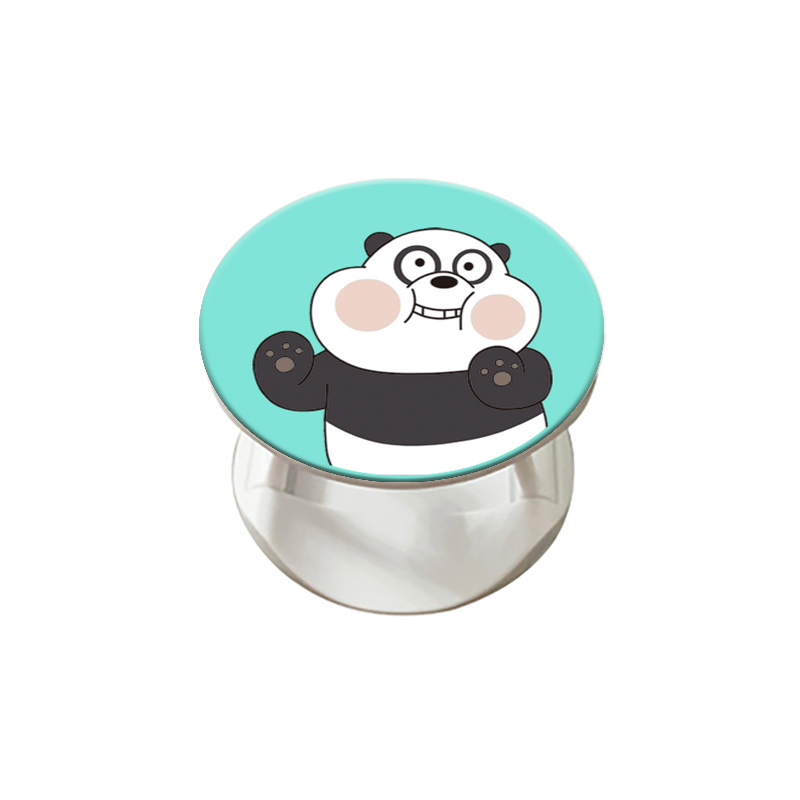 Giá Đỡ Điện Thoại Kiểu Dáng Gấu Hoạt Hình Xinh Xắn Cho Portabler Grip PopSocket Stand Ring Holder For VIVO Y11 Y19 Y17 Y30