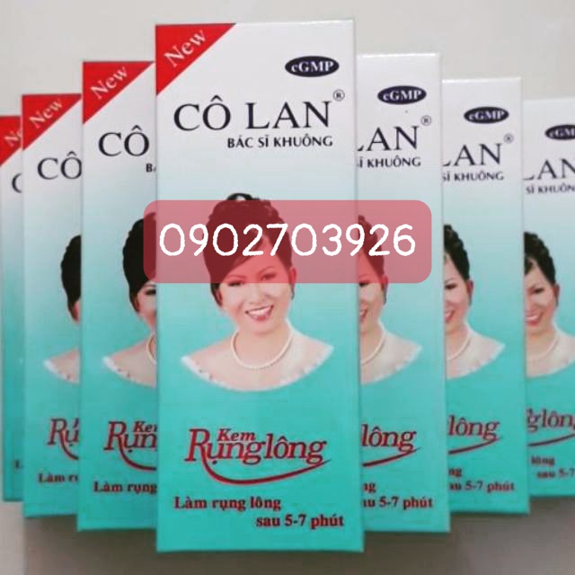 Kem Tẩy Lông CÔ LAN BÁC SĨ KHUÔNG 50G -tẩy sạch lông tay-lông chân -bikiki -giúp da mịn màng trắng mịn - không đau