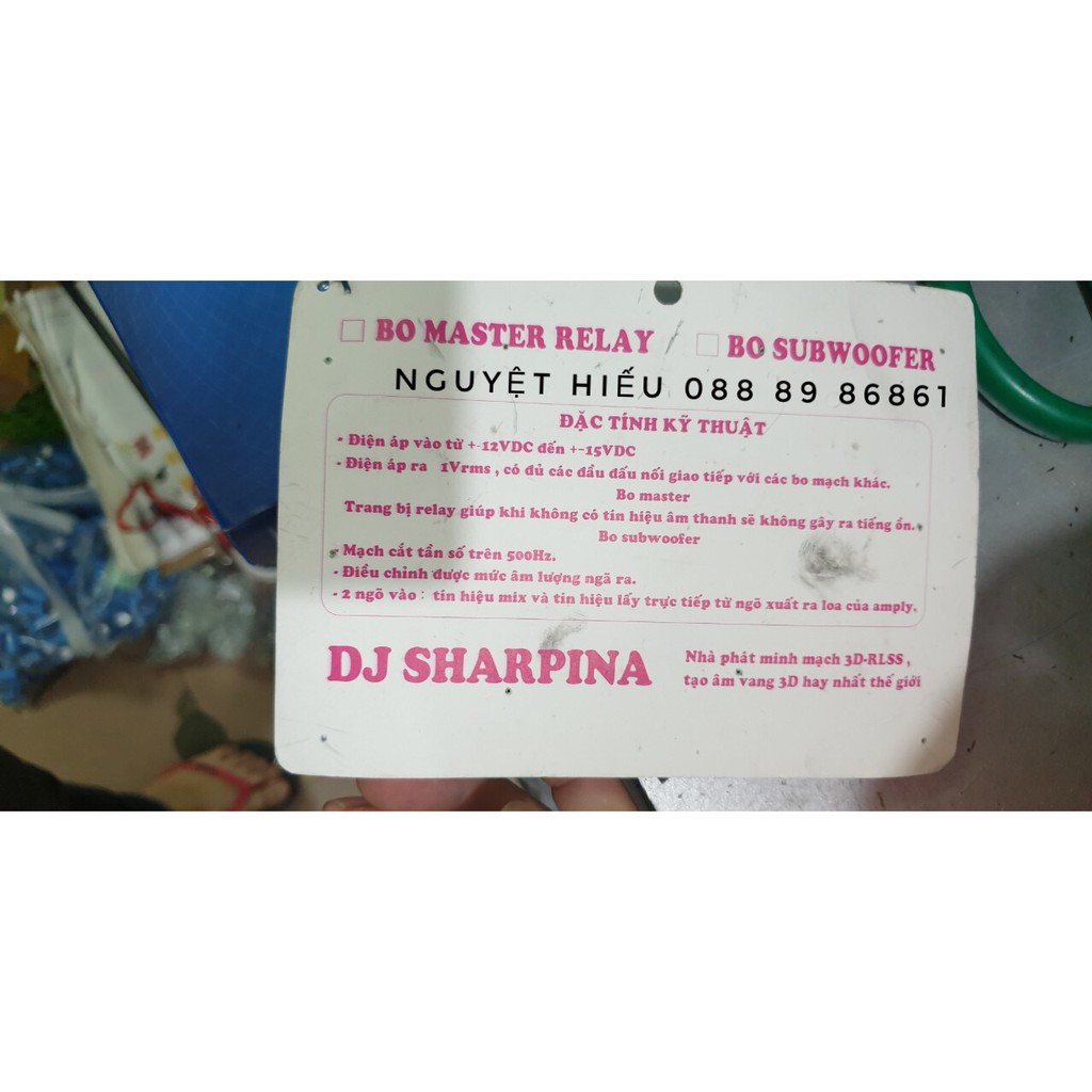 Bo mạch master relay DJ Sharpina