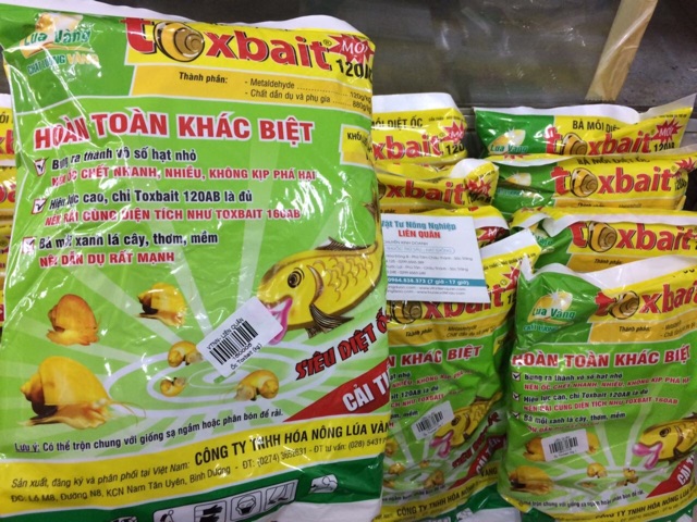 200gr thuốc diệt ốc dạng bã mồi.