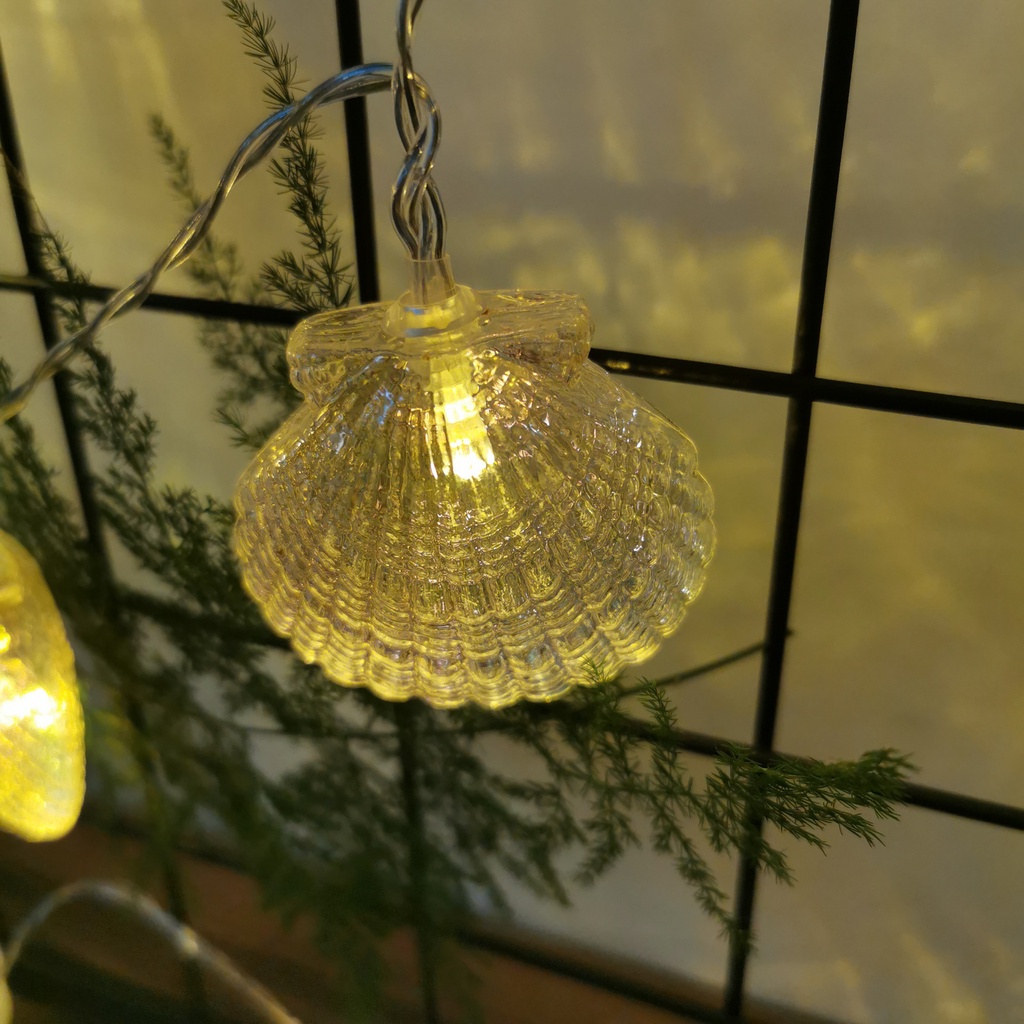 Dây Đèn Led Trang Trí Nhà Tắm Chạy Pin Chủ Đề Bãi Biển