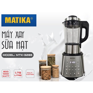 Máy làm sữa hạt đa năng Matika MTK-3286 - hàng chính hãng