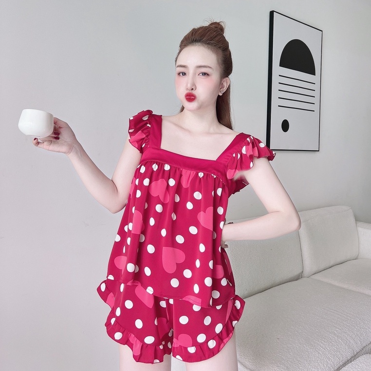 Bộ Ngủ Nữ SOJUN Bộ Mango Cánh Tiên 40-63Kg