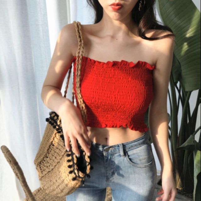 Áo ống nhún siêu xinh huyền thoại lên phôm chuẩn đẹp | BigBuy360 - bigbuy360.vn