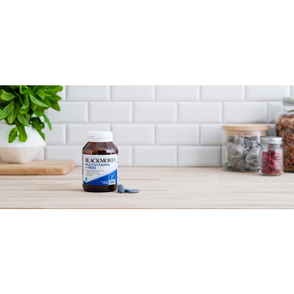 Thực Phẩm Bảo Vệ Sức Khỏe Blackmores Multi Vitamin For Men Hỗ Trợ Sức Khỏe Sinh Lý Nam 50 Viên