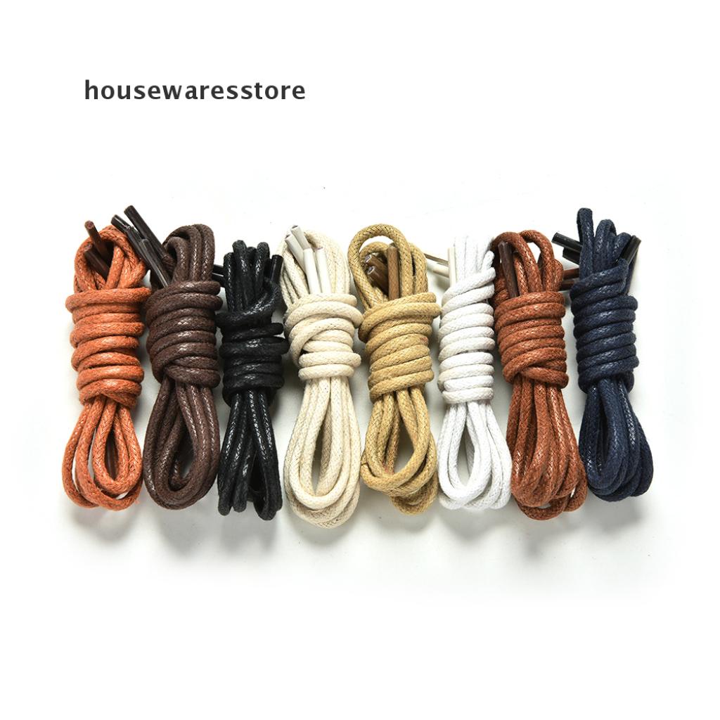 Dây giày phủ sáp dạng tròn nhiều màu sắc tùy chọn