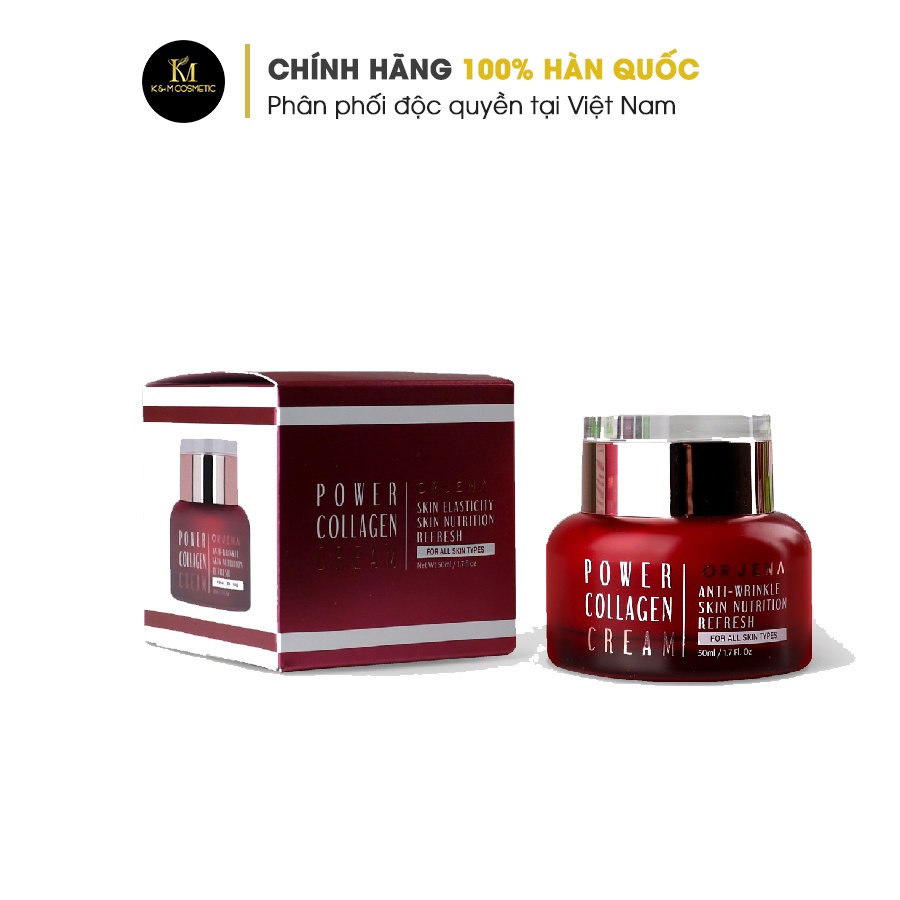 Kem dưỡng da tăng cường collagen, tăng độ đàn hồi cho da - Power collagen cream 50ml