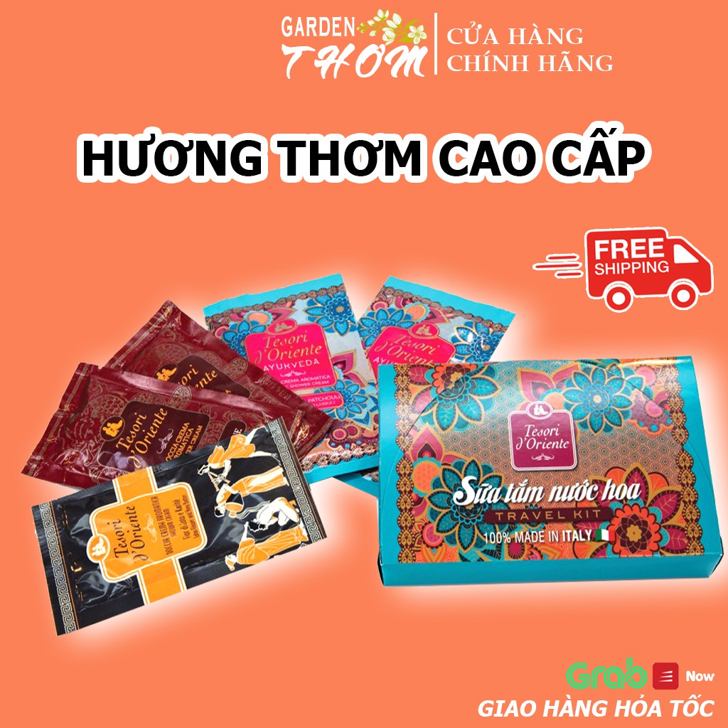 Sữa Tắm Nước Hoa Tesori Gói 7ml [ CHÍNH HÃNG ] Sữa Tắm Xích Loại Gói  7ml Tiện Lợi (Giao Ngẫu Nhiên) RENEVA