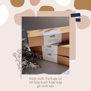 (25x8x4) Hộp quà tặng kraft - TẶNG GIẤY RƠM