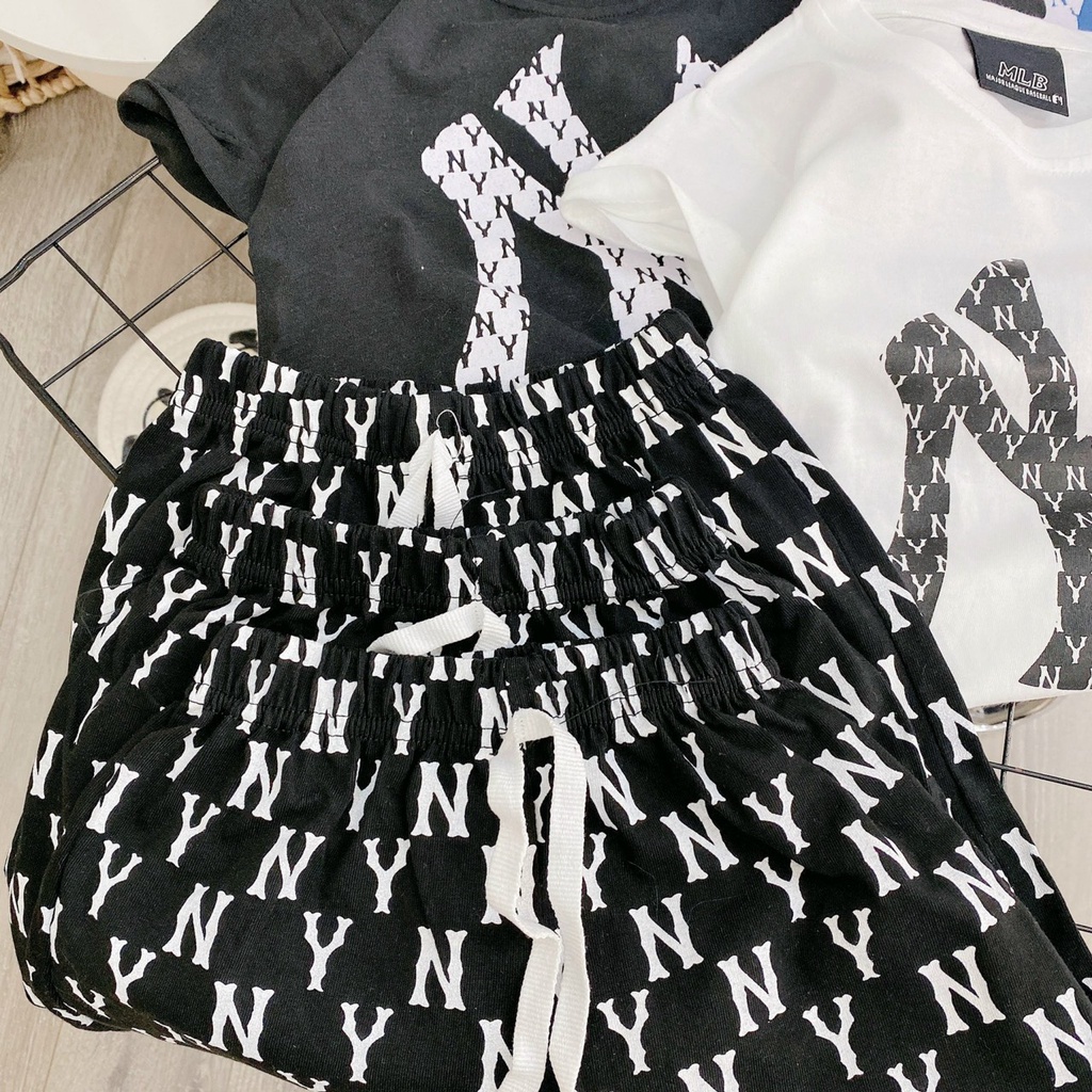 Bộ cộc tay bé trai N Y in hình chú chó chất cotton cao cấp mềm mịn mát cho bé từ 6 - 24kg Moobaby Shop