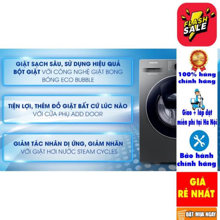 Máy giặt Samsung AddWash Inverter 8.5 kg WW85K54E0UX/SV (Miễn phí giao tại HN-ngoài tỉnh liên hệ shop)