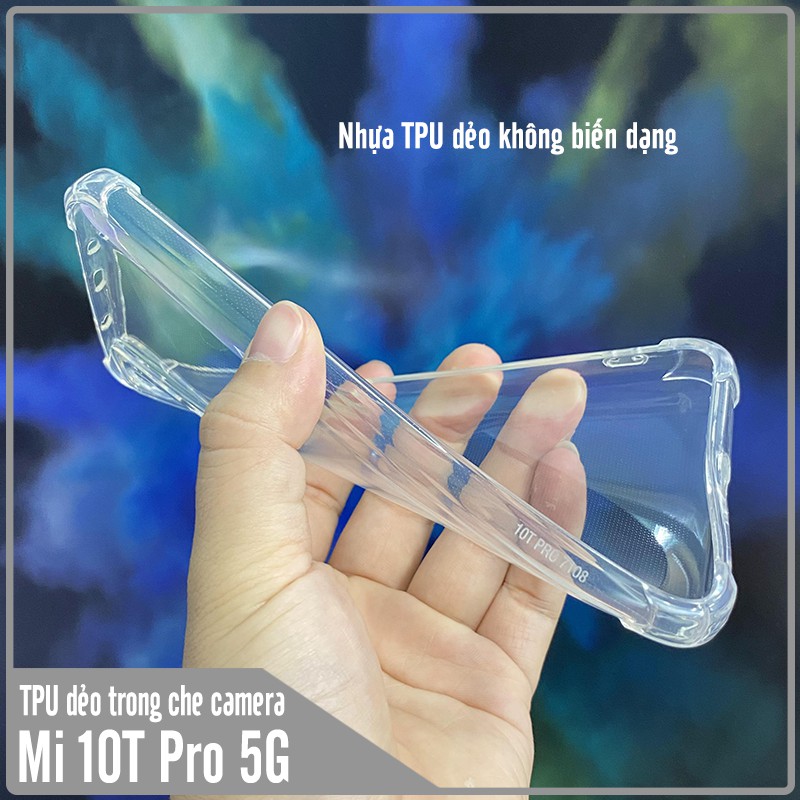 Ốp lưng cho Xiaomi Mi 10T - Mi 10T Pro - Redmi K30S TPU Trong Suốt Che Camera