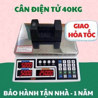 Cân điện tử tính tiền 30kg/5g cao cấp màn hình hiển thị 2 mặt chính hãng QUA810
