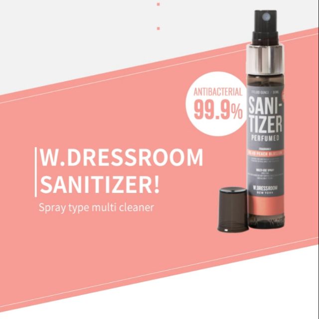 (Gom sale) Xịt rửa tay khô W.dressroom Sanitizer 30ml