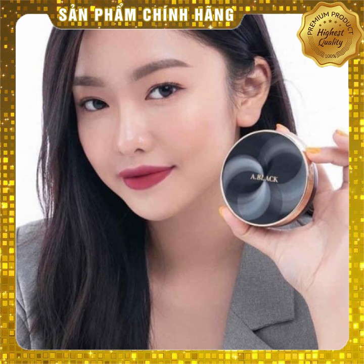 Phấn Nước Cao Cấp Cushion A Black Hàn Quốc - Chống Nắng 47+/PA++ - CSTOREVN - Che Khuyết Điểm [CHÍNH HÃNG]