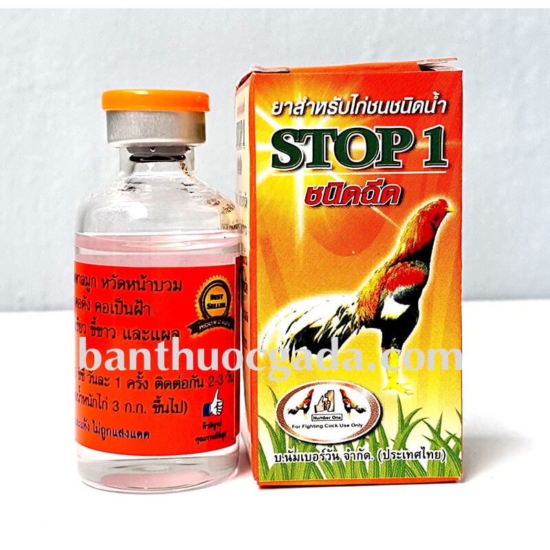 Lọ 10ml STOP 1 dưỡng tan dành cho gà Số 1 Thái Lan