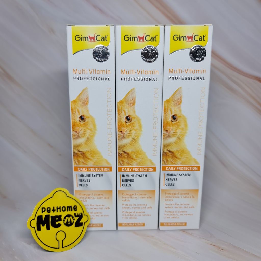 Gel dinh dưỡng GimCat Multi-Vitamin Paste - Gel dinh dưỡng cho mèo bổ sung 12 vitamin hỗ trợ miễn dịch GIMCAT