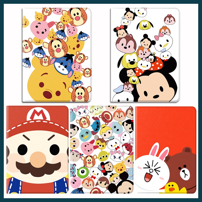 Ốp máy tính bảng hình hoạt hình cho iPad Air4 Air3 10.5 ipad9 ipad8 ipad7 10.2 pro11 ipad2/3/4 Air2 Pro9.7 2017/2018 mini54321