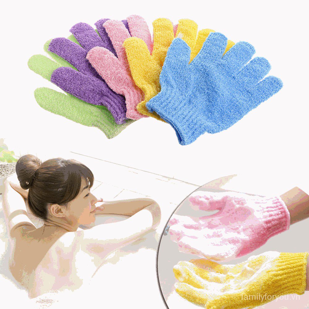 Găng tay tẩy tế bào chết cho cơ thể khi tắm tiện lợi