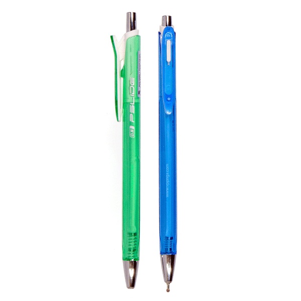 Hộp 20 bút bi bấm TL PSLIDE GEL-B011 êm trơn Thiên Long chất lượng cao đầu nhỏ 0.5mm
