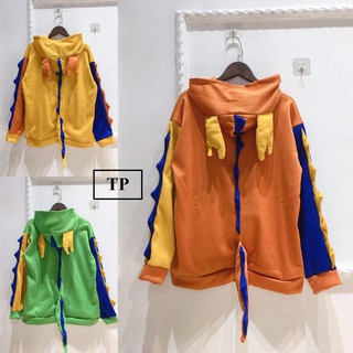 ÁO hoodie KHỦNG LONG SỪNG(ẢNH THẬT)