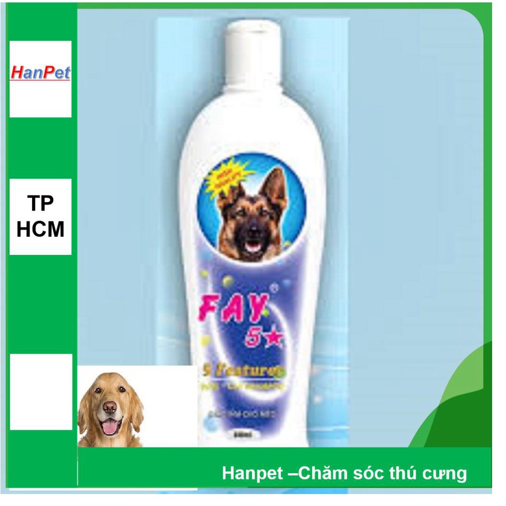 Dầu Tắm chó mèo Fay 5* 300ml (hanpet 103) sữa tắm chó