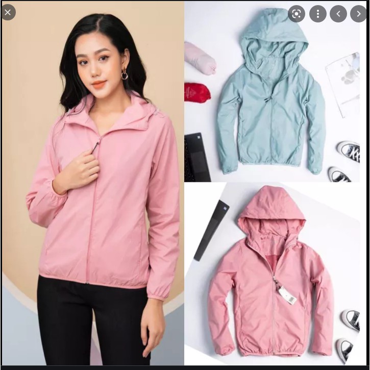 Áo gió lót lưới cho bạn nữ