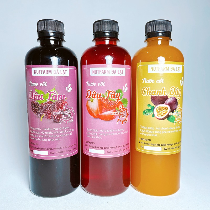 [MIMOSA SHOP] 500ML NƯỚC CỐT CHANH DÂY ĐẶC SẢN ĐÀ LẠT | SIRO CHANH DÂY