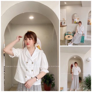 Áo sơ mi tay lỡ - sale off hàng mới về