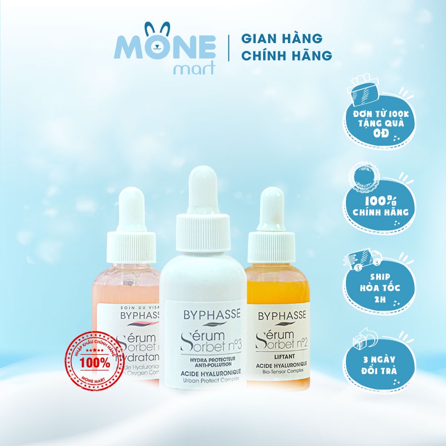 Serum dưỡng da Sorbet Byphasse 50ml (No1,No2,No3)