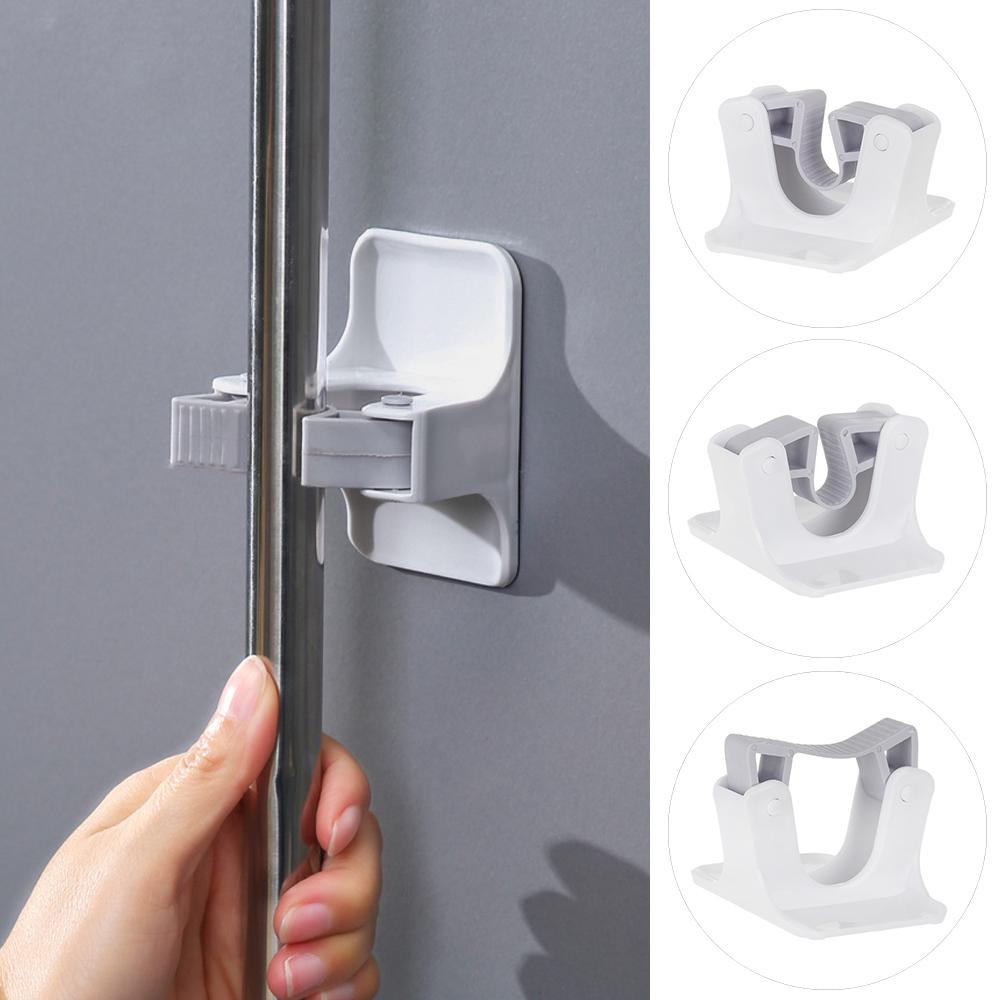 Giá Đỡ Chổi &amp; Đồ Hốt Rác Tự Dính Tường