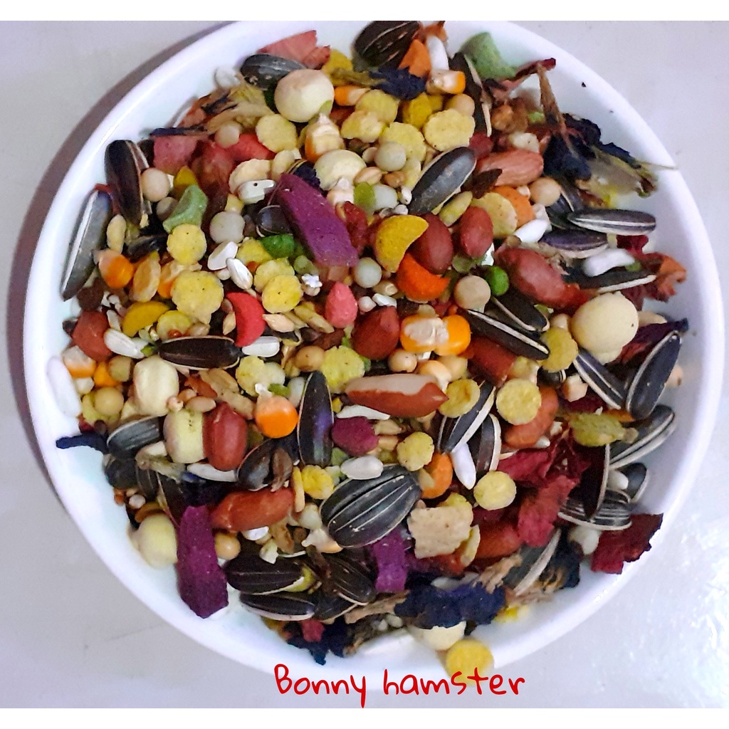 Thức ăn vỗ béo hơn 25 thành phần dinh dưỡng dành cho hamster, sóc