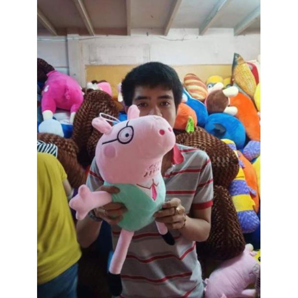 🔴 GẤU BÔNG HEO PEPPA 40CM giao màu ngẫu nhiên