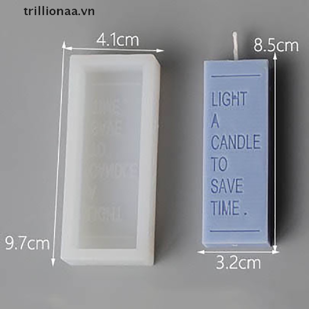 Khuôn Silicone Làm Nến Thơm DIY Đơn Giản Tiện Lợi