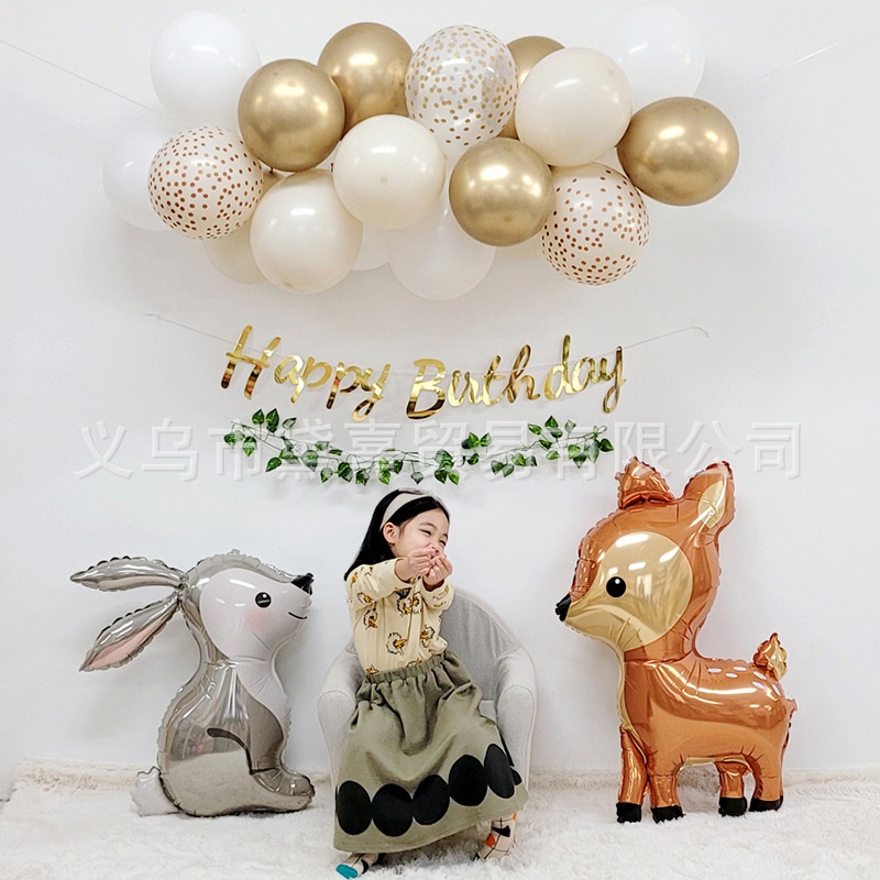 SET trang trí sinh nhật Handmade kiểu Hàn Quốc dễ trang trí tại nhà [Tặng kèm BƠM + KEO + DÂY KẾT BÓNG]