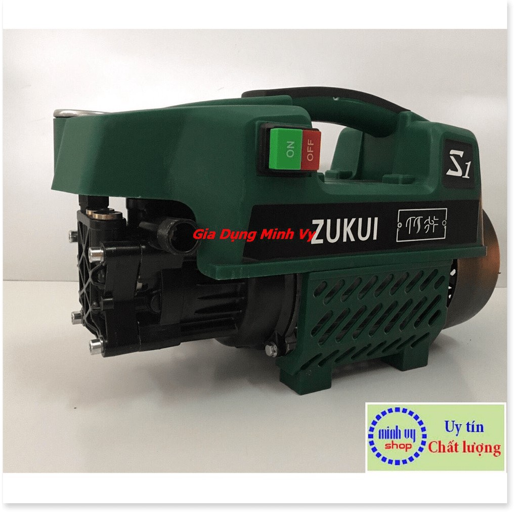 Máy rửa xe Zukui S2 S1 S3 - motor từ công suất 2000W - Màu vàng (Osaka) - tự ngắt - Bảo hành 12 tháng