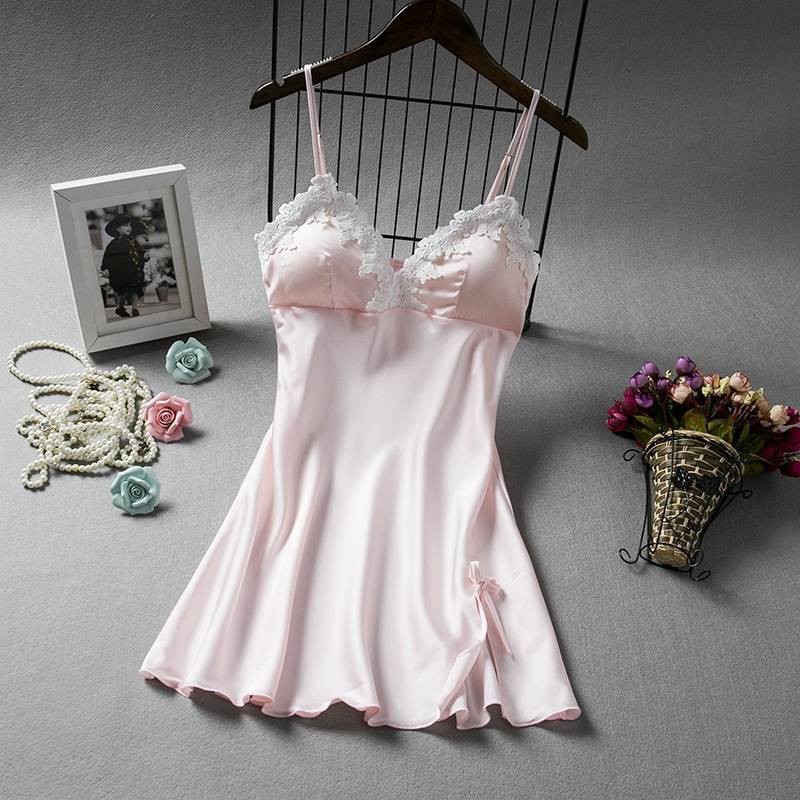 Đầm Ngủ Lụa Hai Dây Gợi Cảm Cho Nữ | BigBuy360 - bigbuy360.vn