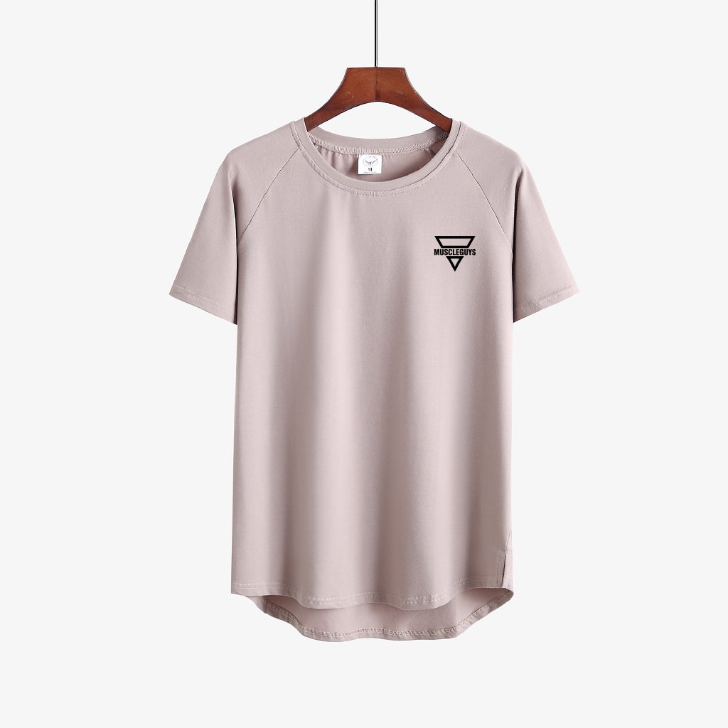 Áo Thun Nam Tay Ngắn Cổ Tròn Thoáng Hơi Thời Trang