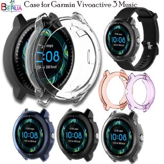 Ốp TPU trong suốt bảo vệ màn hình cho điện thoại thông minh Garmin Vivoactive 3 Music