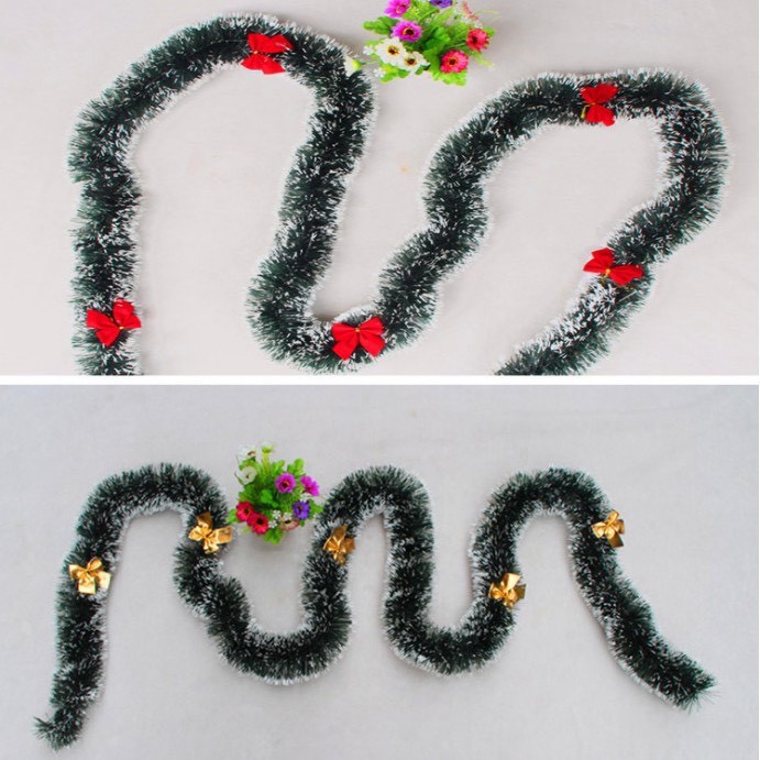 Set dây lá thông 2m dài phụ kiện trang trí noel mã B8