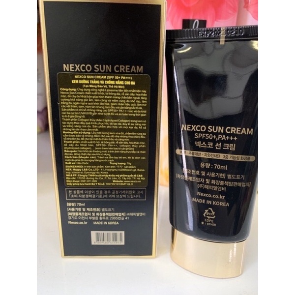 Kem chống nắng và dưỡng trắng cho da NEXCO 70g