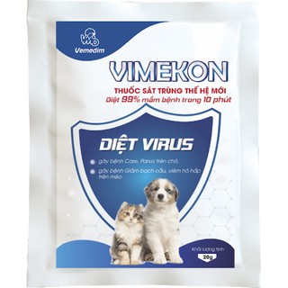 [LXPET] Sát trùng chuồng trại VIMEKON PET 20g