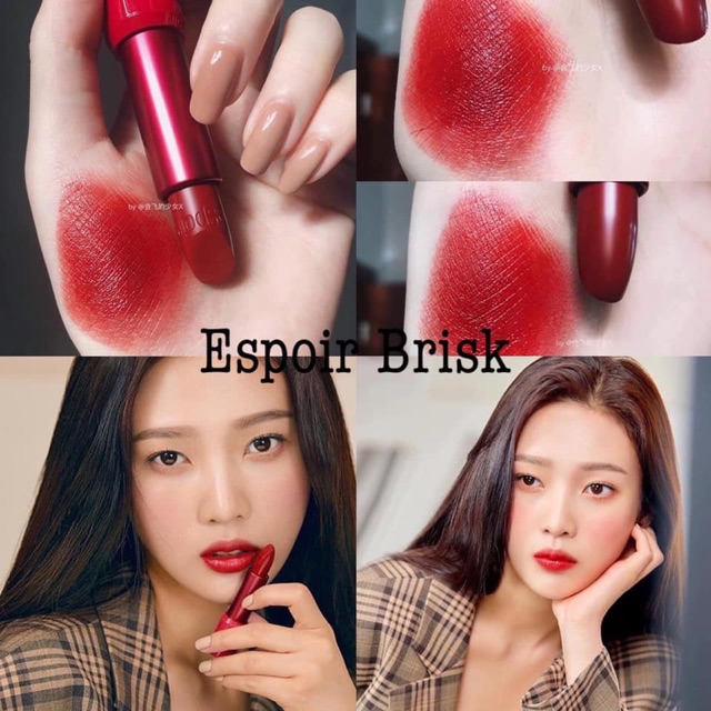 Son Espoir Moist Hug- Espoir Nowear Limited 2019 -  Orange meet browns - Red vibe - Red meet cafe - Brisk -Huynmio