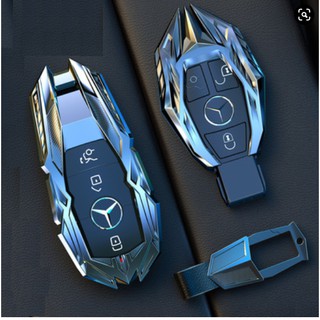 ỐP KHÓA MERCEDES HỢP KIM CAO CẤP SANG TRỌNG MẪU MỚI NHẤT CHÌA HÌNH LÁ