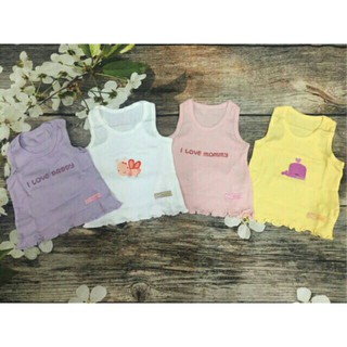 Áo ba lỗ bé gái Lullaby cho bé gái từ 3 tháng đến 3 tuổi