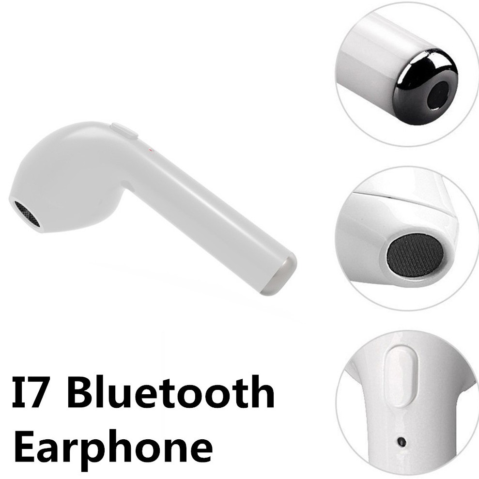 Top1 Tai nghe bluetooth dành cho iPhone X 8 7 6 6S Plus Samsung Phone I7