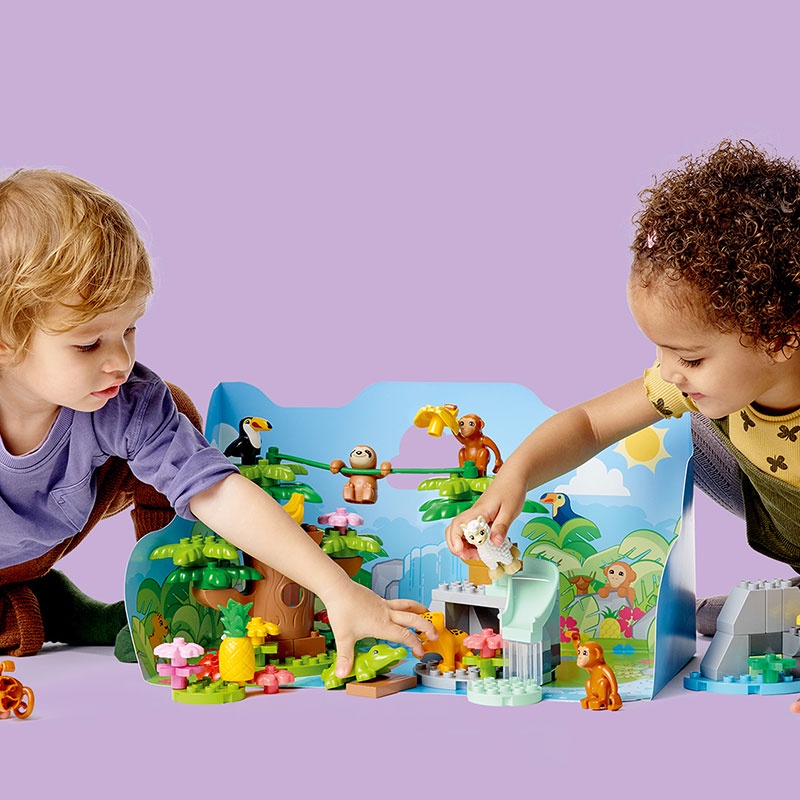 Đồ Chơi LEGO Khám Phá Thế Giới Động Vật Nam Mỹ 10973 (71 chi tiết)