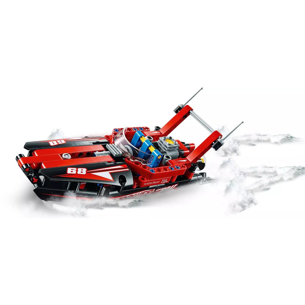 Lắp ráp xếp hình 186 mảnh lego du thuyền tốc độ cao Jisi 13383